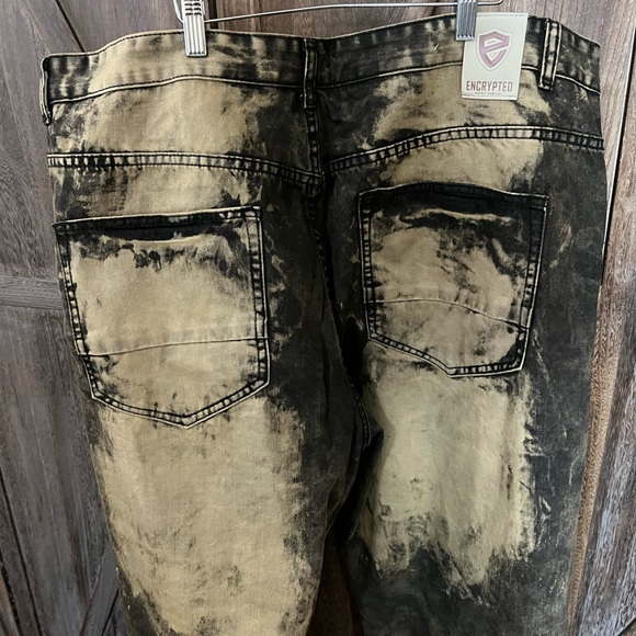 Encrypted Distressed Men Jeans Size 46 - Picture 4 of 6